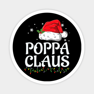 Poppa Claus Christmas Family Group Matching Pjs Xmas Light Magnet